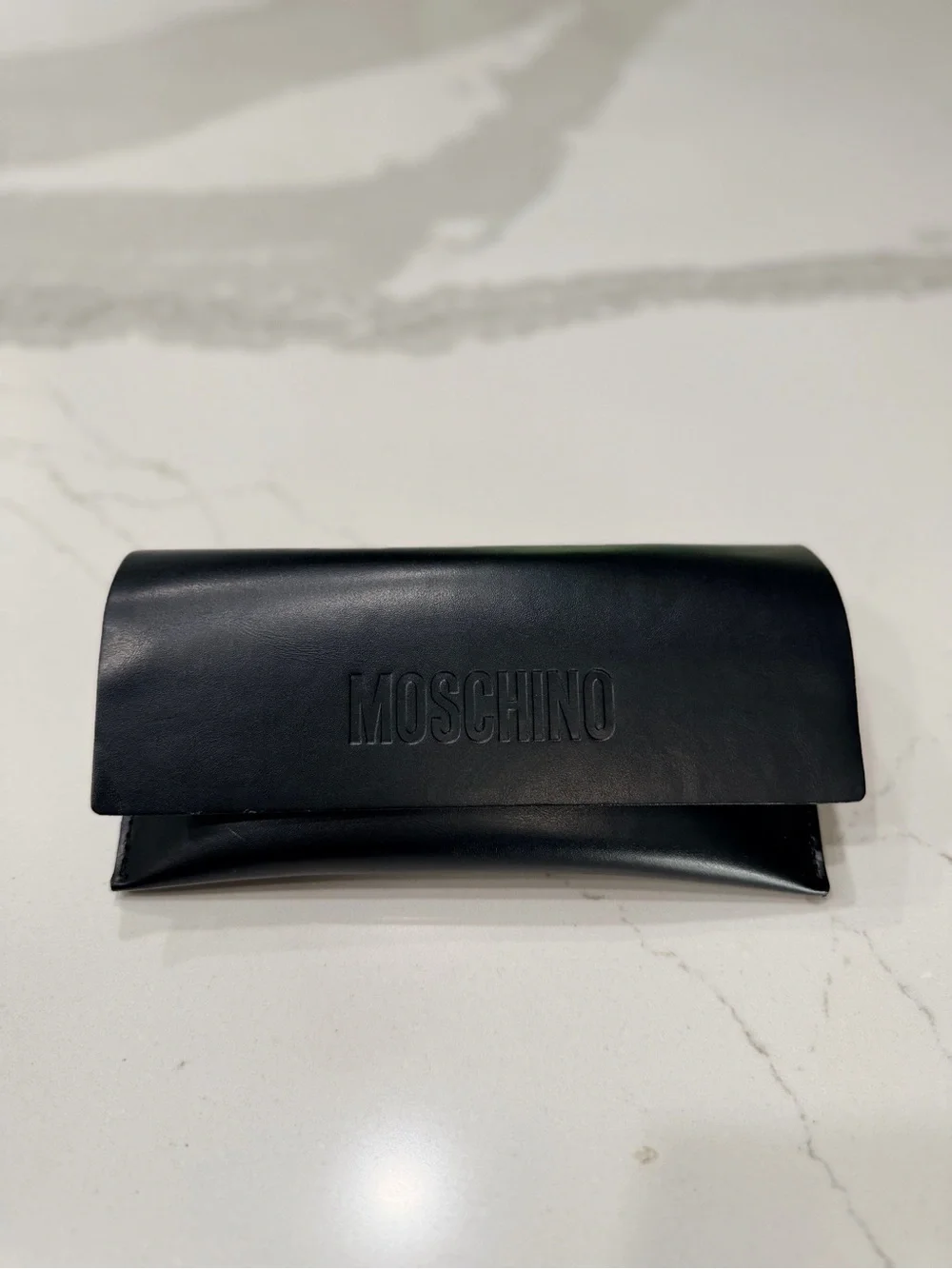 Moschino Glossy Black Heart Sunglasses